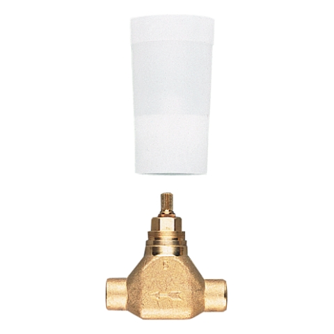 GROHE UP-Ventil-Unterteil 29804 vormont. Oberteil 3/4" Lötanschluss 22mm DN20 GROHE UP-Ventil-Unterteil 29804 vormont. Oberteil 3/4" Lötanschluss 22mm DN20