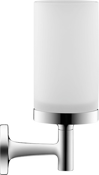 Duravit Starck T Zahnputzbecher, Bz Gebürstet, Akzentfarbe: Wß Matt, 65x98x1