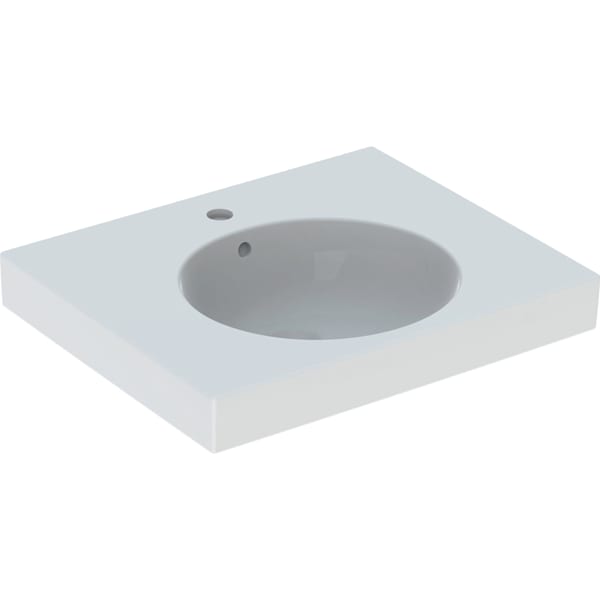 Geberit Preciosa II WT mit Ablagefläche 60x50cm, m. Hl., m. Ül., weiß, KeraTect