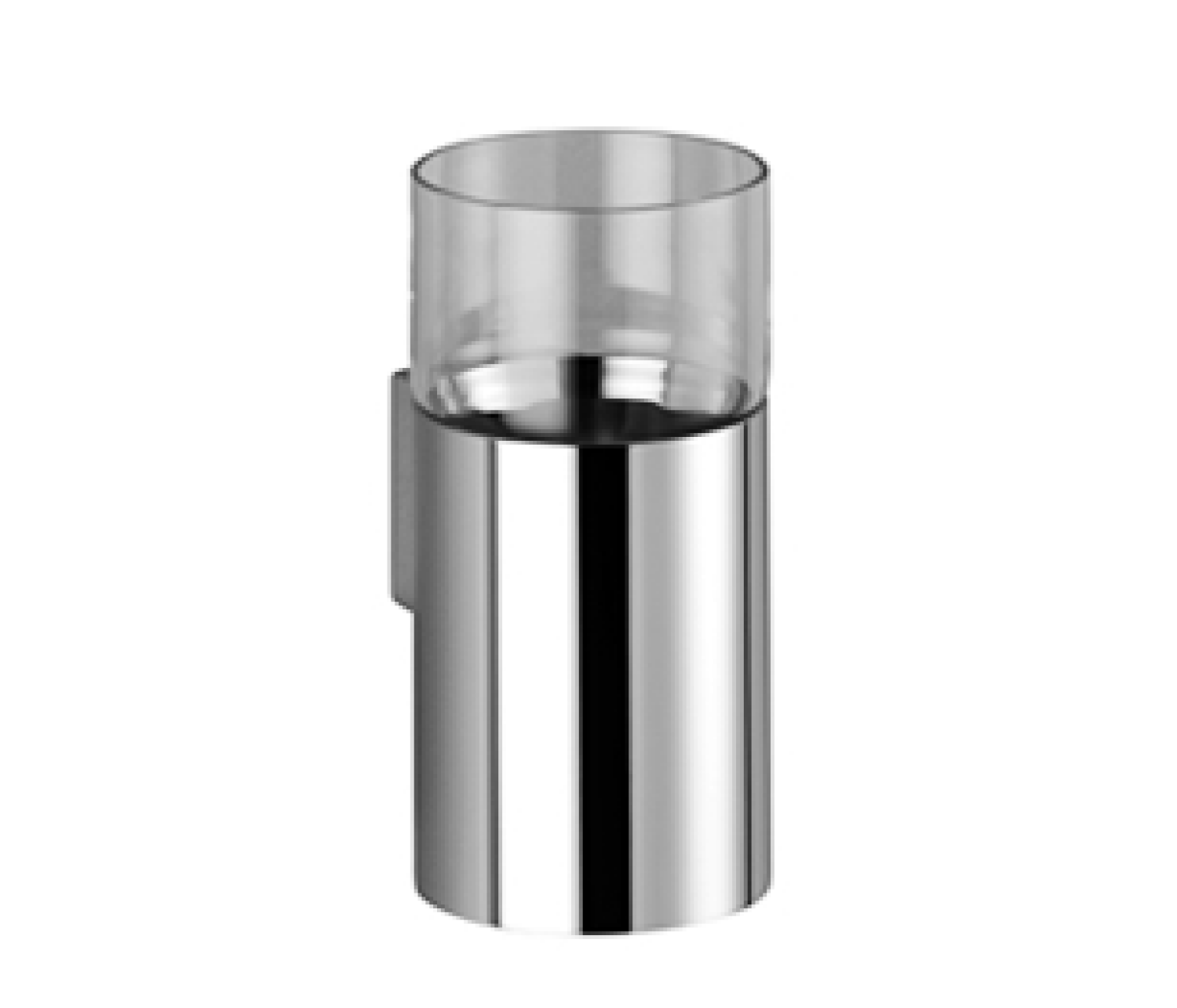 DO Glashalter, Wandmodell SERIENNEUTRAL 83400979 Dark Platinum gebürstet