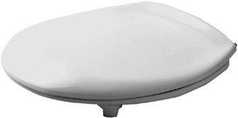 Duravit WC-Sitz Architec, mit Winkelpuffern Scharniere edelstahl, weiß