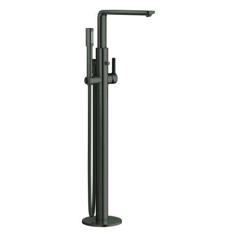 GROHE EH-Wannenbatterie Lineare 23792_1 Bodenmontage FMS hard graphite gebürstet