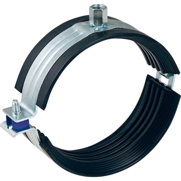 Geberit Rohrschelle d160 gedämmt mit Gewindemuffe M8 / M10