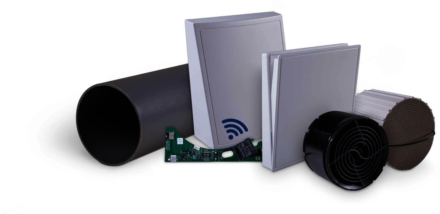 Pluggit iconVent 200 - Komplettset Pluggit iconVent 200 - Komplettset