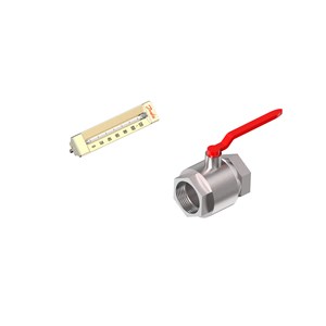 Danfoss Satz mit Absperrklappe DN 50 für DSP1 MAXI, 2 Stück
