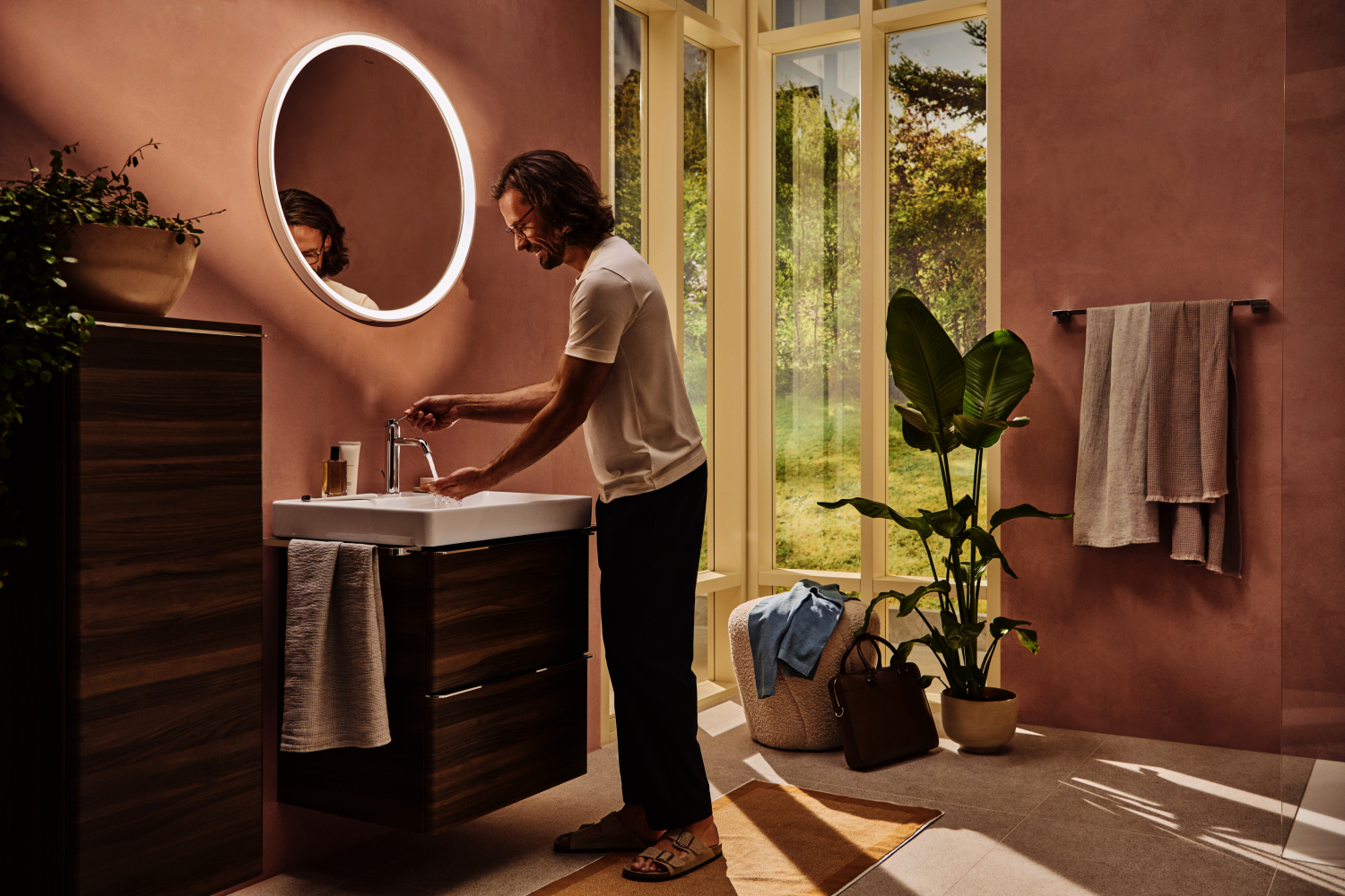 Hansgrohe WTM 110 Tecturis S CoolStart  EcoSmartu.  m. Zugstangen-Ablaufg. chrom