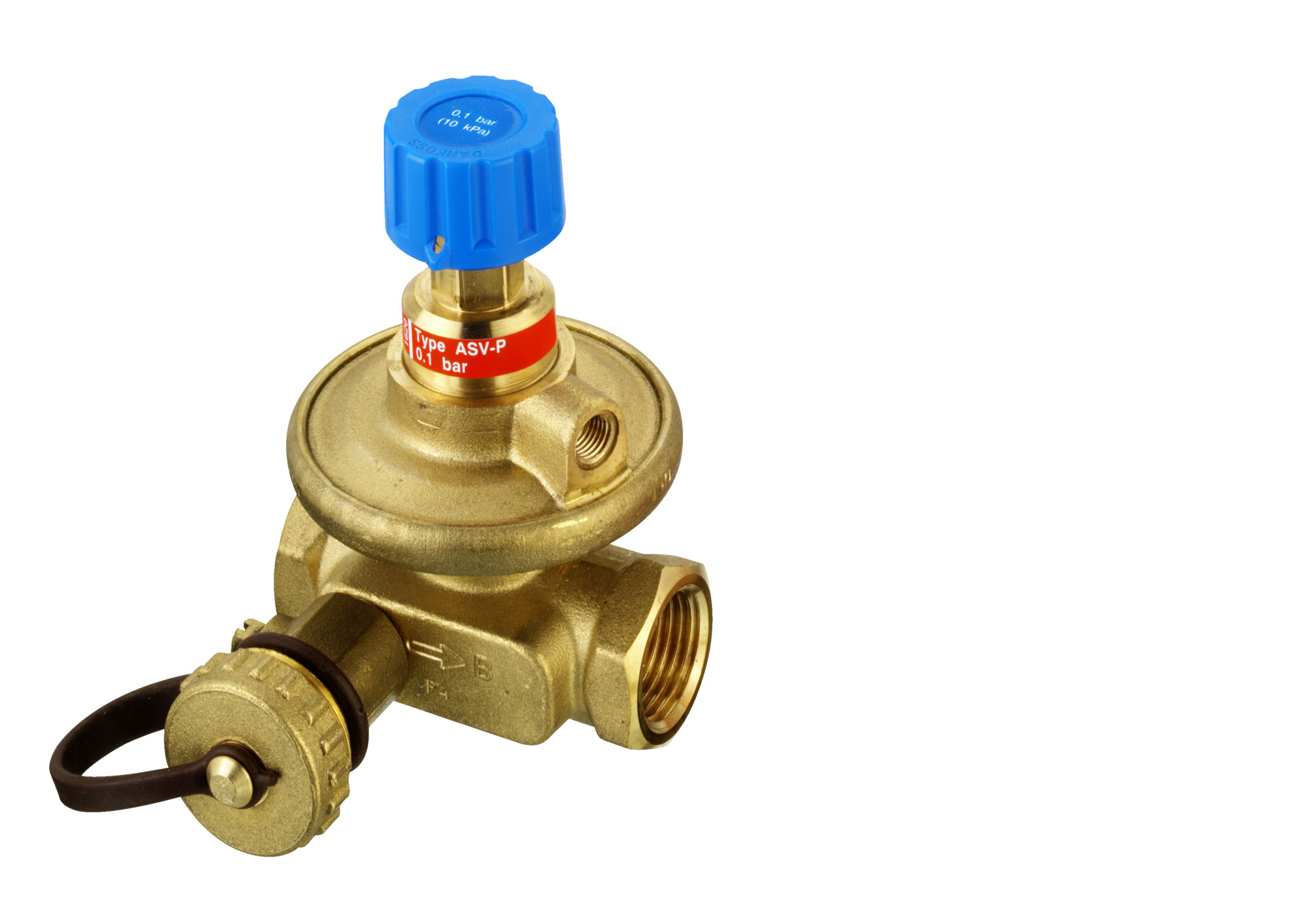 Danfoss Strangdifferenzdruckregler ASV-P ASV-P 15, Rp 1/2, Sollwert 0,1 bar