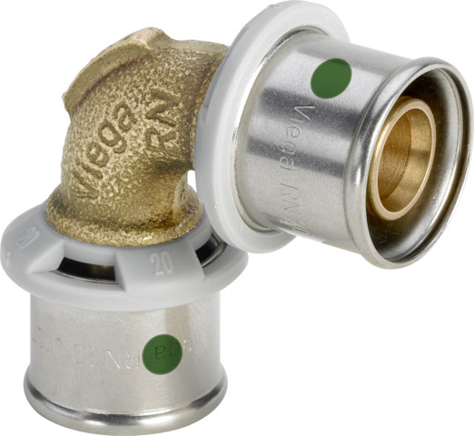 Viega Winkelkupplung mit SC Sanfix P 2116 in 25mm Rotguss Viega Winkelkupplung mit SC Sanfix P 2116 in 25mm Rotguss
