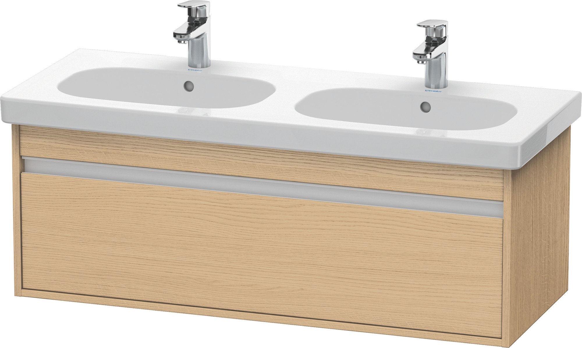 Duravit WTU wandhängend Ketho 455x1150x410mm 1 Auszug, für 034812, Eiche Natur