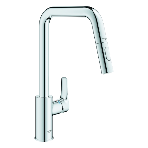 GROHE EH-SPT-Batterie Eurosmart 30619 hoher Auslauf Dual Spülbrause chrom