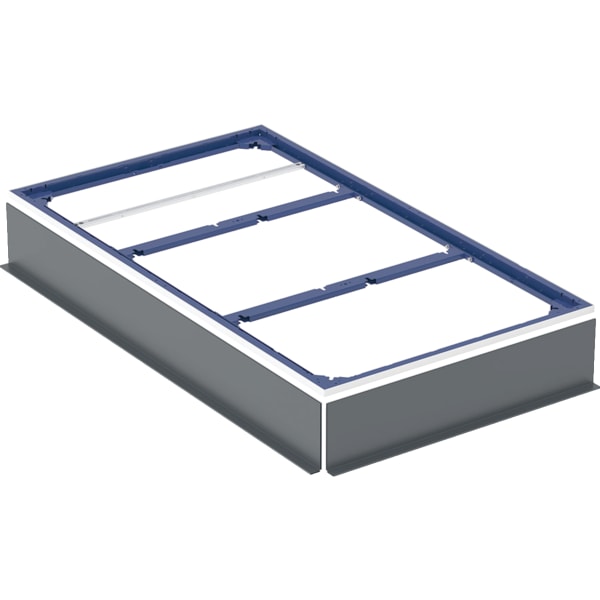 Geberit Duofix Installationsrahmen, 160x90 cm für zehn Füße
