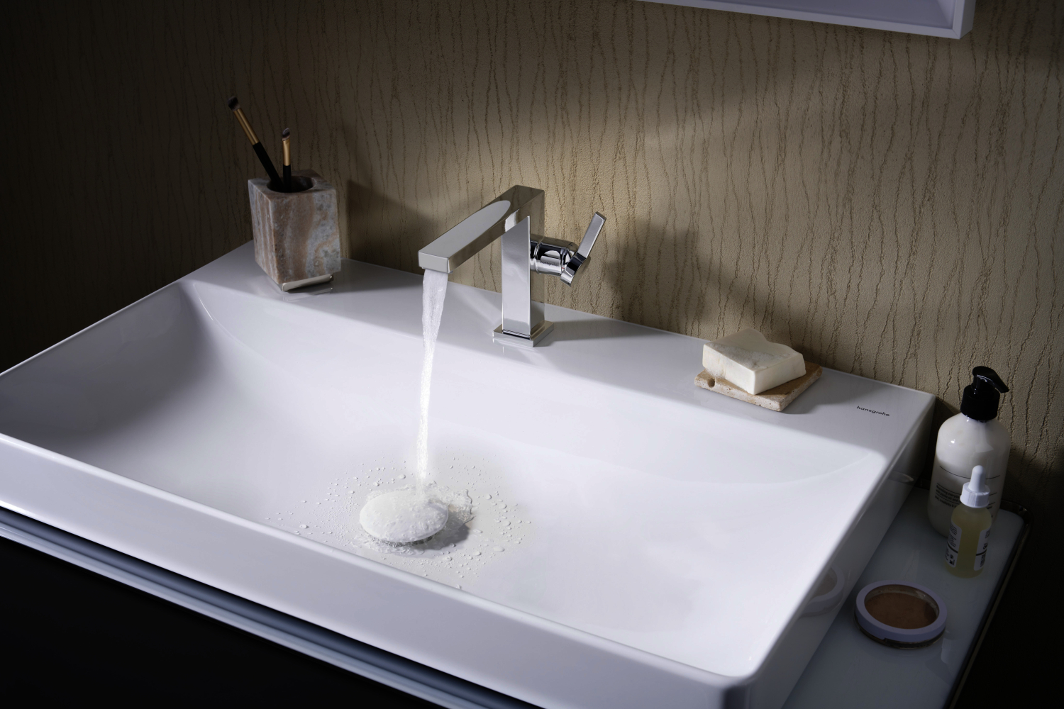 Hansgrohe WTM 110 Tecturis E Fine CoolStart ohne Ablaufgarnitur chrom