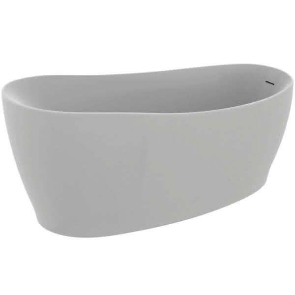 IS Kf-Badewanne Around, freistehend, m.Ablauf, 1800x850x625mm, Seidenweiß