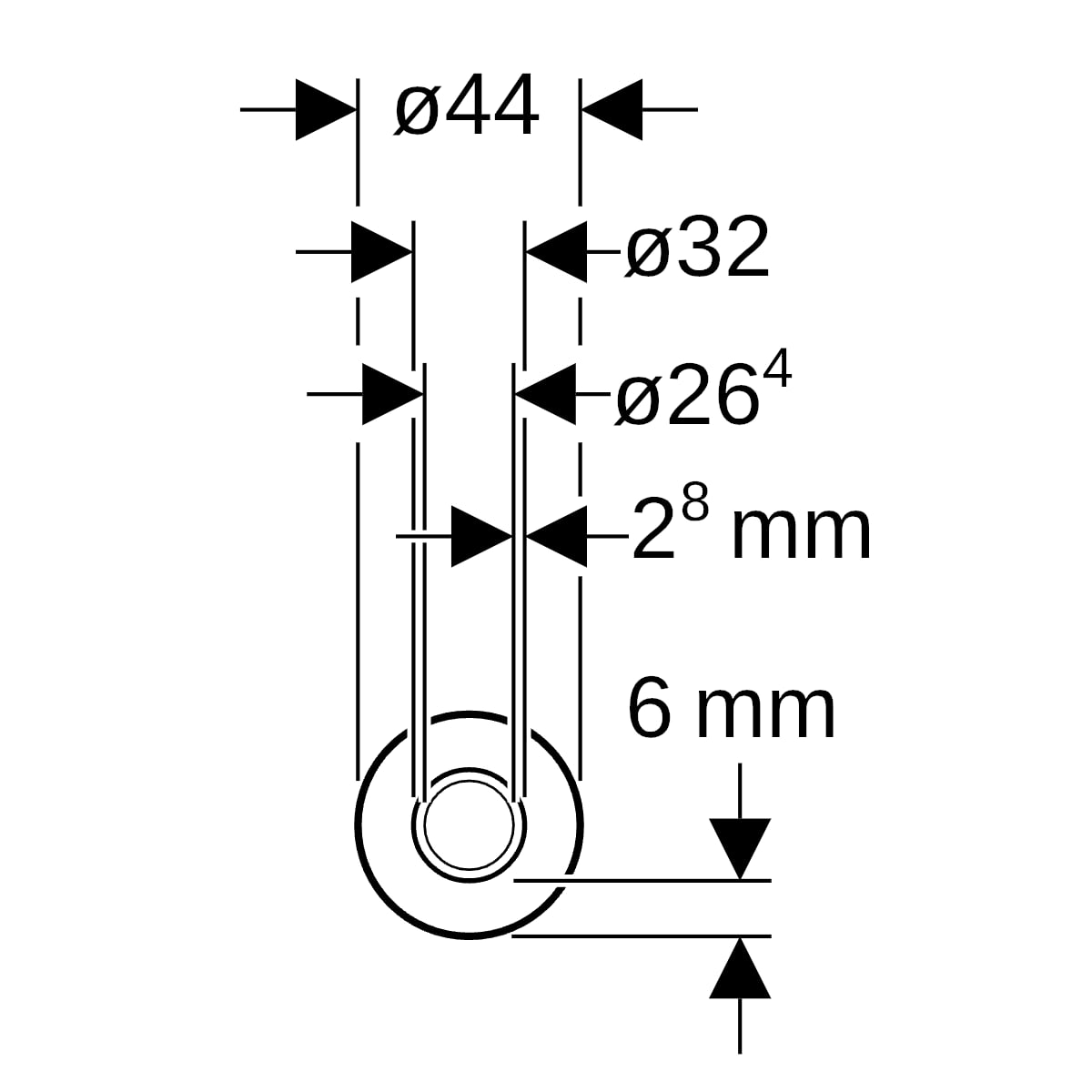Geberit Systemrohr ML, rund vorgedämmt 6mm Rollenware d32, L: 25m blau ab Bj 2024