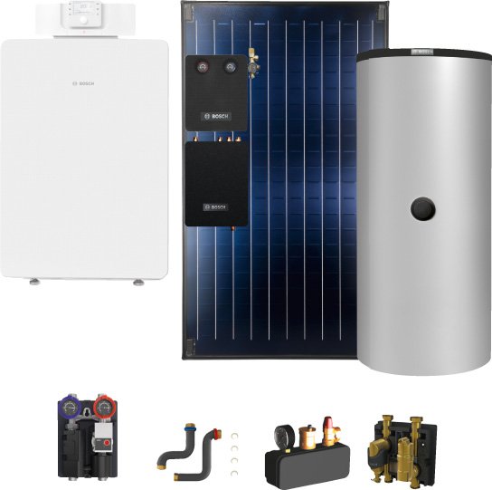 BOSCH Gas-BW-Plus-Paket BOPA GCFS8169 GC8000iF-15, FF20, 4xFKC, BS500-6ERB, HS