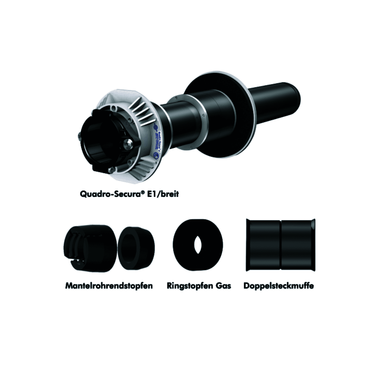 Quadro-Secura Bauherrenpaket-Einsparte f. Gebäude mit Keller - Gas Quadro-Secura Bauherrenpaket-Einsparte f. Gebäude mit Keller - Gas