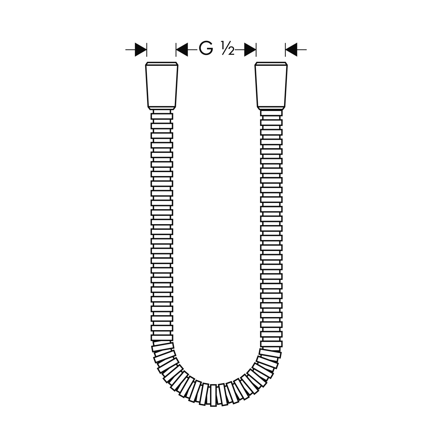 Hansgrohe Metallschlauch Axor 1600mm PN