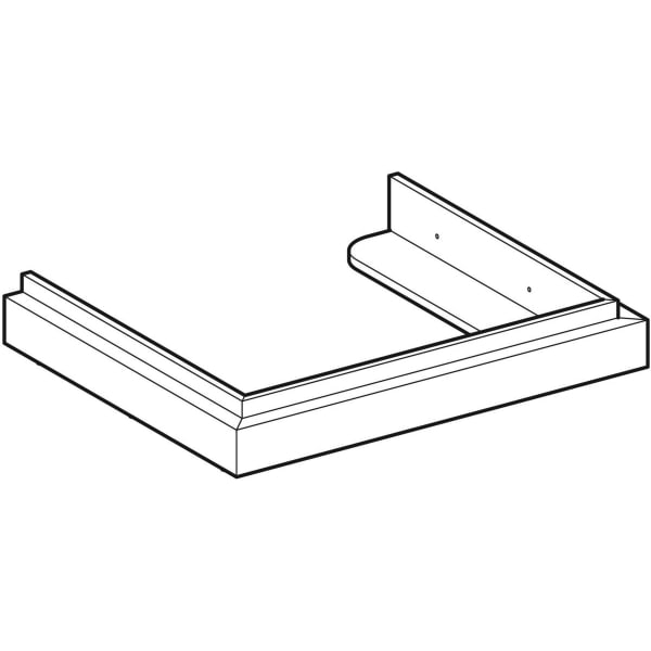 Geberit Waschtischrahmen für Citterio US Breite WT 120cm, beige