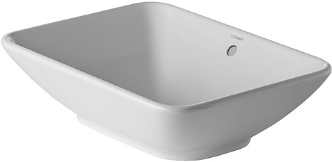 DU ASB Design Classics Bacino 550 mm rechteckig, mit ÜL, ohne HLB, weiß