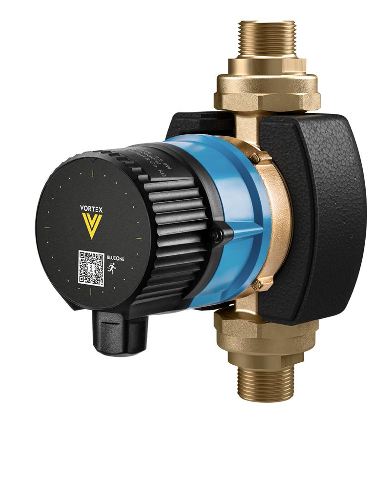 Vortex Pumpe BWO 155 V 1/2"i / 3/4"a mit Verschr., mit Dauerläufermodul