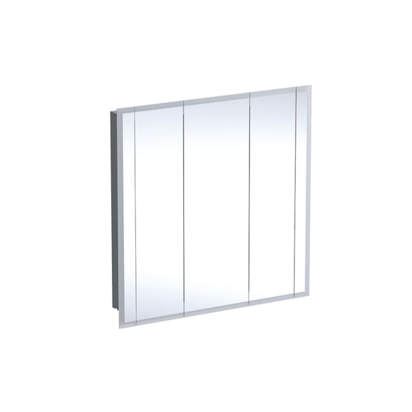 Geberit ONE Spiegelschrank mit Beleuchtung drei Türen, 100x100x16cm