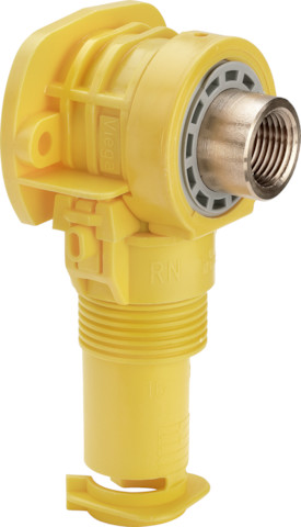 Viega Anschlussdose mit SC Sanfix P 2120.01 in 16mm x Rp1/2 Kunststoff