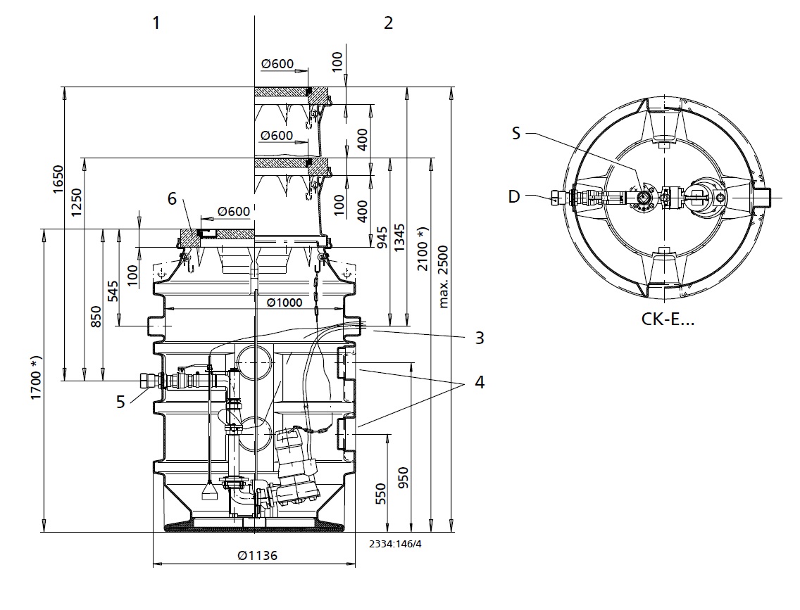 KSB Pumpstation CK-D AF50-5.1 DP mit 2 Amarex F50-140/023F2USG-140