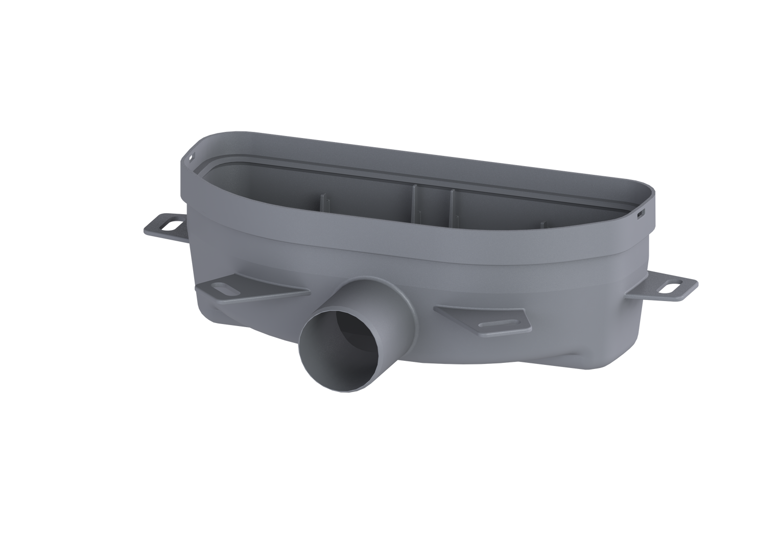 KESSEL-Grundkörper Linearis  Infinity 90 mm, Auslauf seitlich DN 50