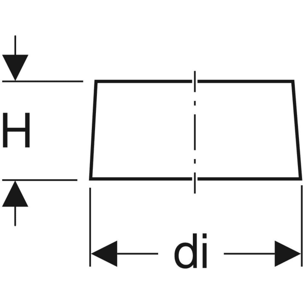 Geberit PE Stützring d90