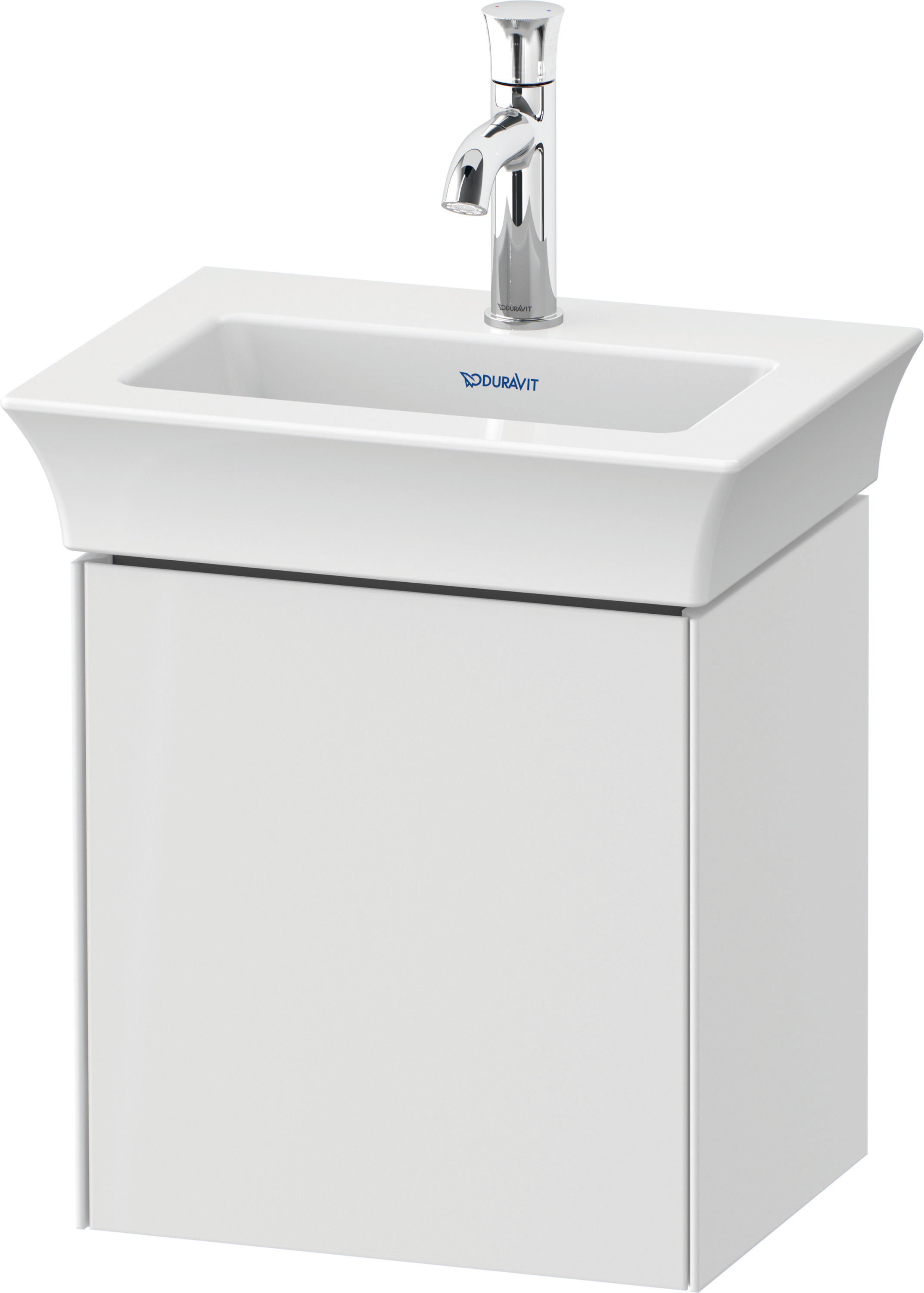 Duravit WTU White Tulip wandh.,1 Tür, TA li. 410x384x298mm, Weiß Hochglanz
