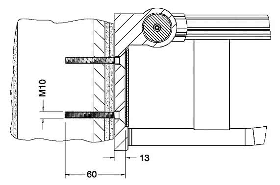 KEUCO Bef.-Set 8 Plan Care 34994, 2x Senkschraube M10x60 V2A