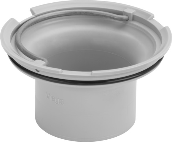 Viega Tauchrohr 4973.91 in 90x50mm Kunststoff grau