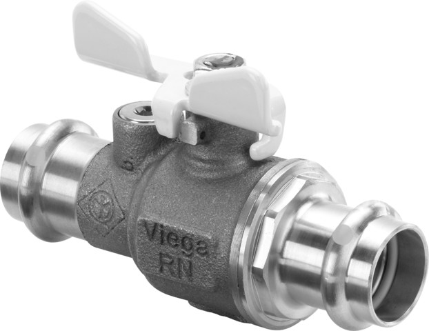 Viega Gaskugelhahn mit SC Profipress G 2671 in 22mm