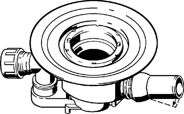 Viega Badablauf Advantix 4921.65 40x50 mm (DN50) Kunststoff grau