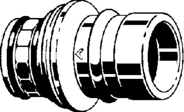 Viega Anschlussstück mit SC Geopress 9693TW in 32mm Rotguss
