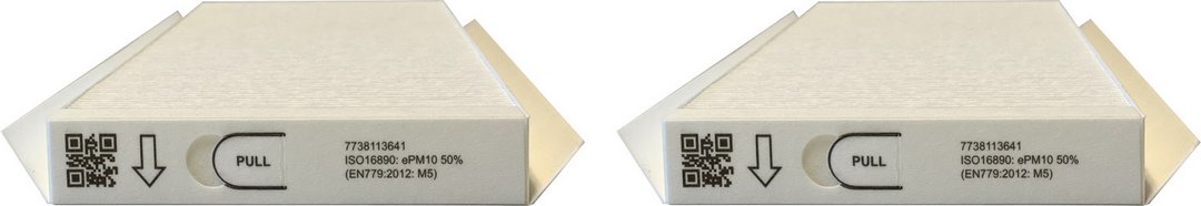 BOSCH Zubehör Wohnungslüftung HRV-FSM5 Luftfilter-Set für V5001 C (E)