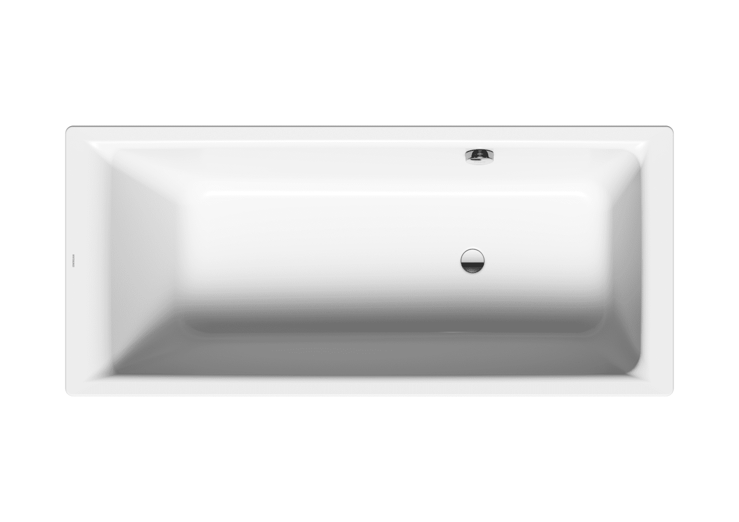 KA BW PURO MIT SEITLICHEM ÜBERLAUF Mod. 692,1700x800mm,alpinweiß,Sonderüberlauf