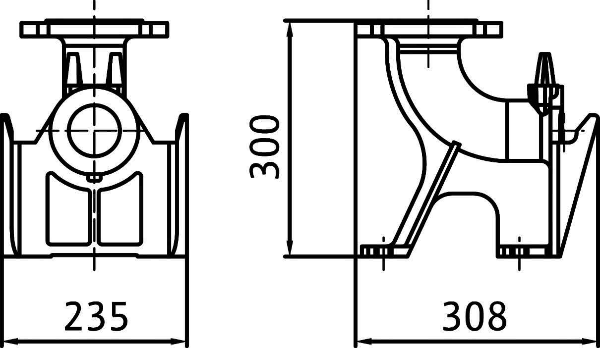 Wilo Mechanisches Zubehör Einhängevorrichtung DN 65