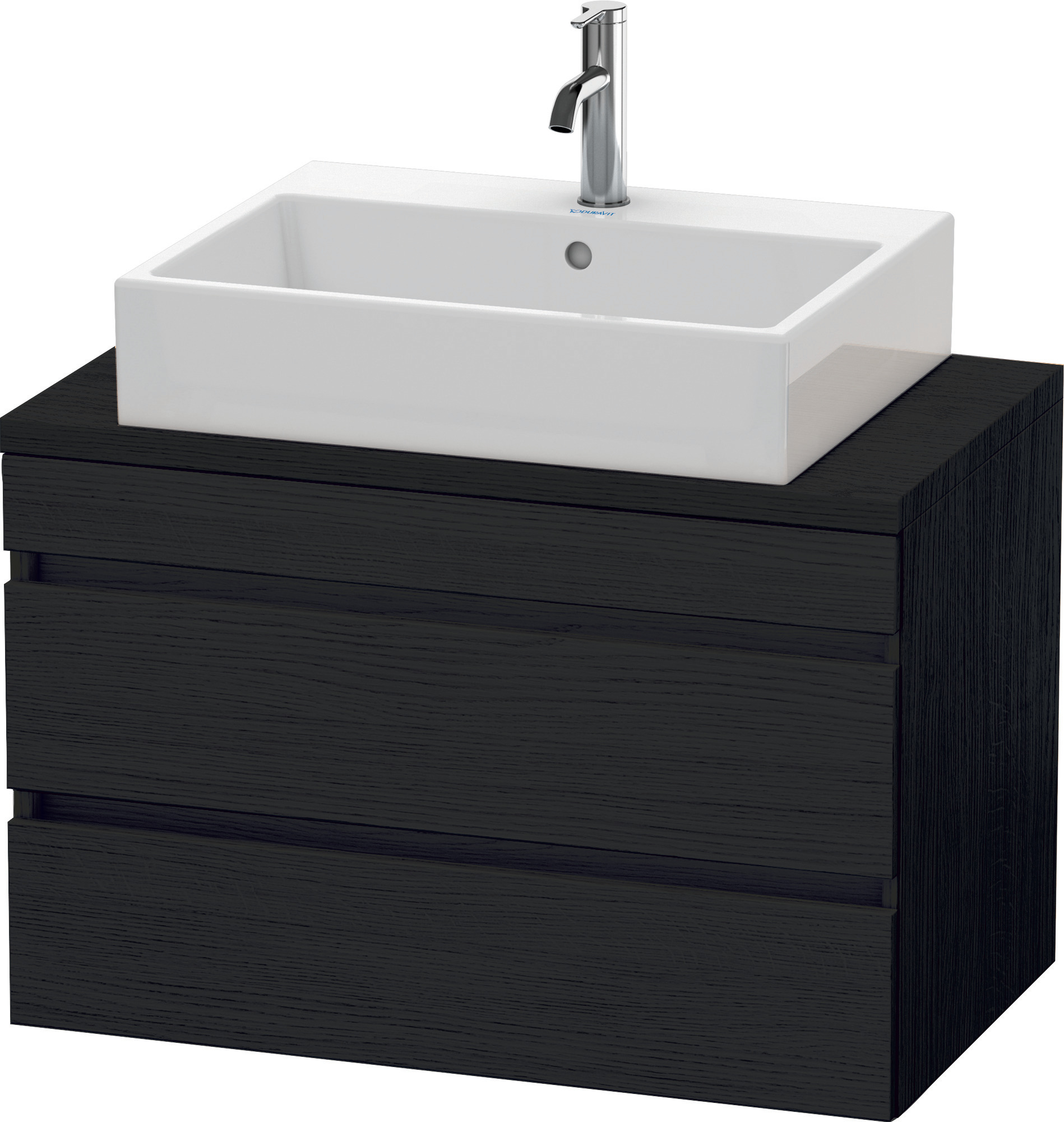 Duravit WTU DuraStyle f. Konsole 512x800x478 2SchKa, Eiche Schwarz