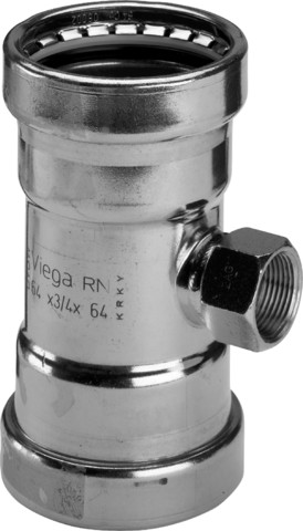 Viega T-Stück Profipress XL 2417.2XL in 64,0mm x Rp1 x 64,0mm Kupfer