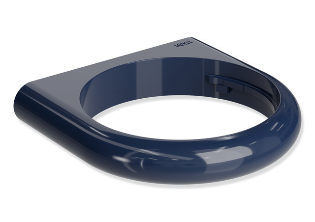 HEWI Halter Ser 477, T:140mm stahlblau