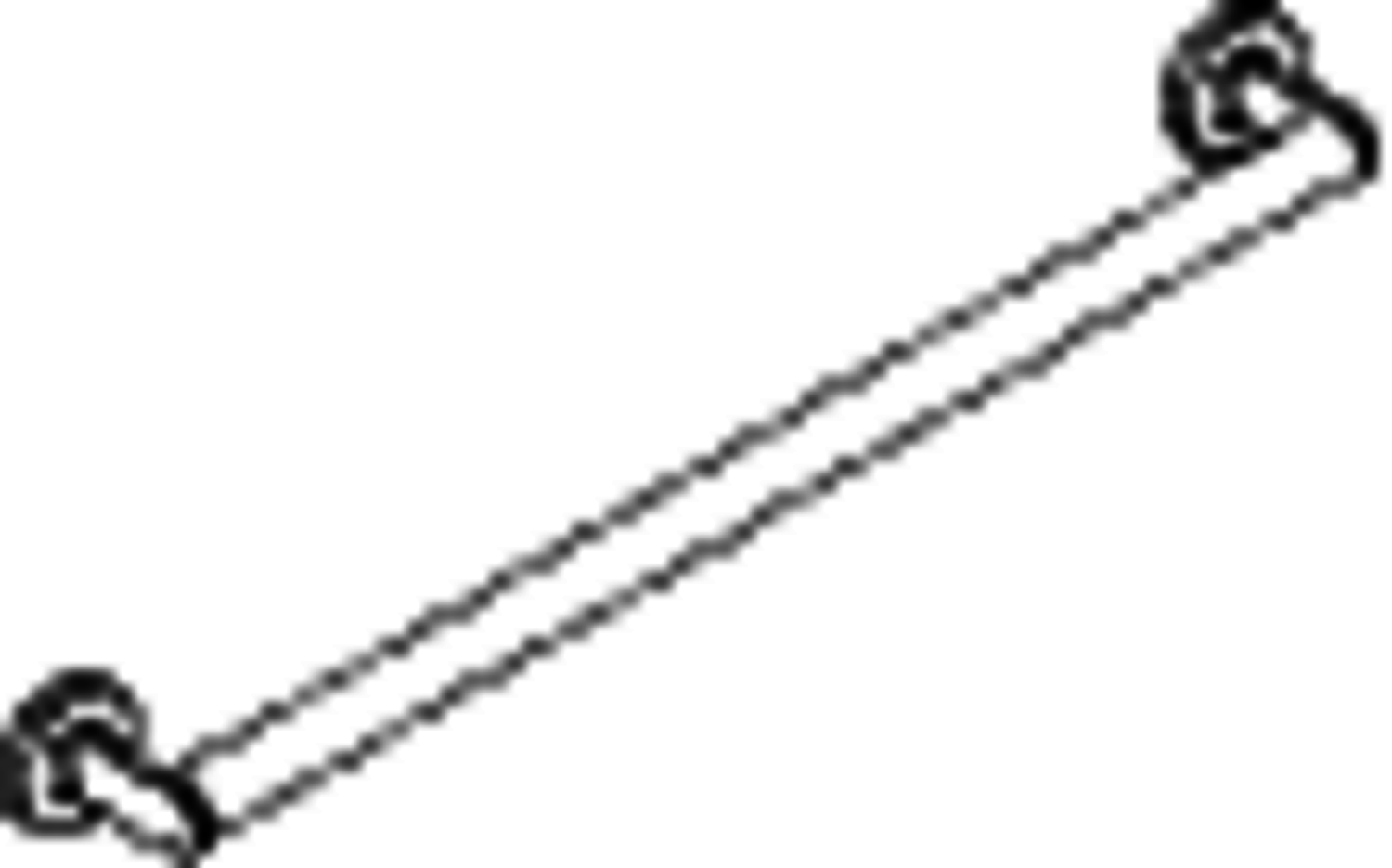 HEWI Haltegriff, d:32, L:700mm, plvb schw tiefmatt
