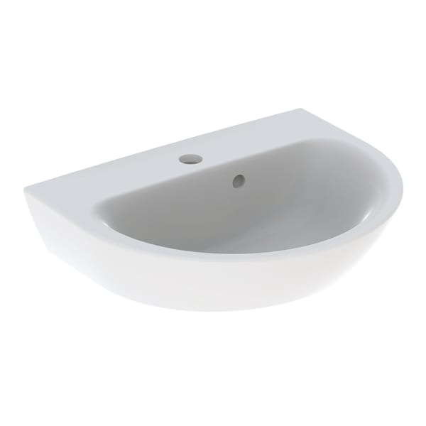 Geberit Renova Handwaschbecken, 50x40cm m. Hl., m. Ül., weiß