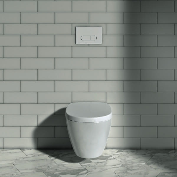 IS Wand-T-WC Connect, AquaBlade, unsichtbare Bef., 365x545x340mm, Weiß