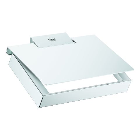 GROHE WC-Papierhalter Selection Cube 40781 Metall mit Deckel chrom GROHE WC-Papierhalter Selection Cube 40781 Metall mit Deckel chrom