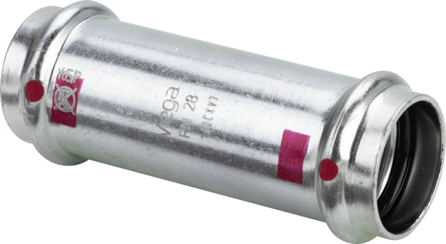 Viega Schiebemuffe mit SC Prestabo 1115.5 in 18mm Stahl verzinkt