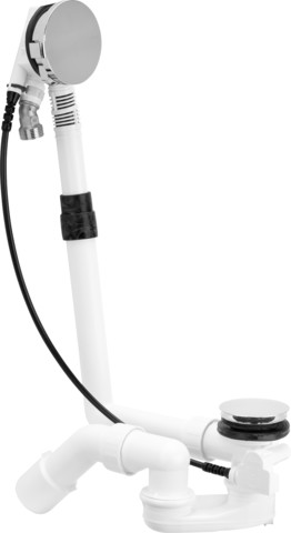 Viega Ab-und Überlauf Multiplex Trio 6161.50 in 560mmxDN40/50 verchromt