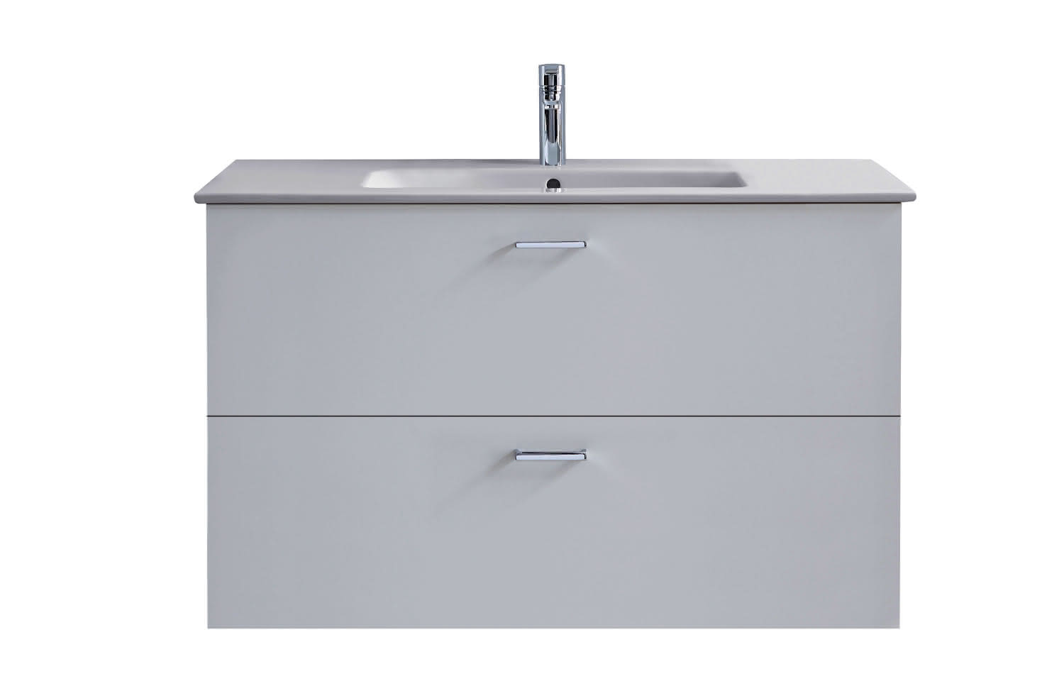 DU Möbelwaschtisch ME by Starck 830 mm mit ÜL, mit HLB, 1 HL, weiß WonderGliss