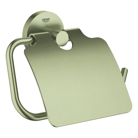 GROHE WC-Papierhalter Essentials 40367_1 mit Deckel nickel gebürstet