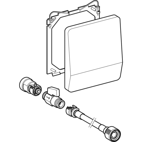 Geberit Renovierungsset, zu UR-Strg. Abdeckplatte o. Betätigungsplatte18x2 cm